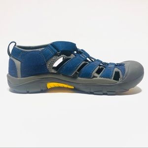 Keen Newport H2 Waterproof Trail Hiking Shoes Blue Youth Boys Size 4